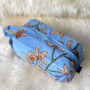 NWOT Baggu 3D Zip Pouch Small - Orchid (Garden Flowers)